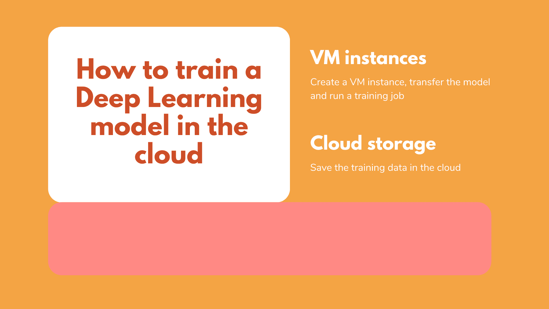 How To Train A Deep Learning Model In The Cloud Ai Summer How To Train A Deep Learning Model In The Cloud Ai Summer